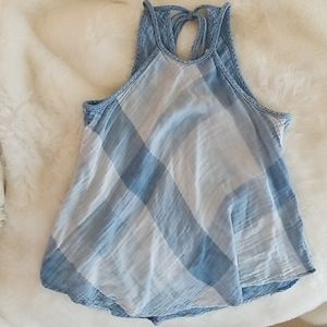 Cloth and stone tank top